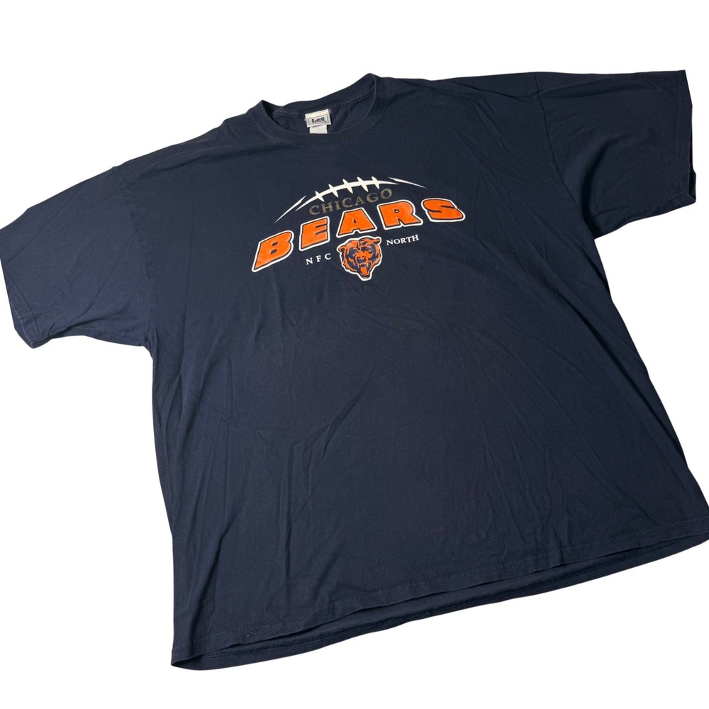 Lee Sport Chicago Bears T Shirt Mens XL Navy Blue NFL NFC North Graphic Tee